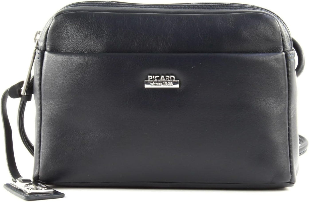 Picard, Damen Umhängetasche aus Leder, in der Farbe Ozean/Blau, Abnehmbarer Gurt, 8036929023