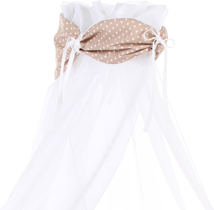babybay Himmel Organic Cotton mit Schleife passend für die Modelle Original, Maxi, Boxspring, Comfor