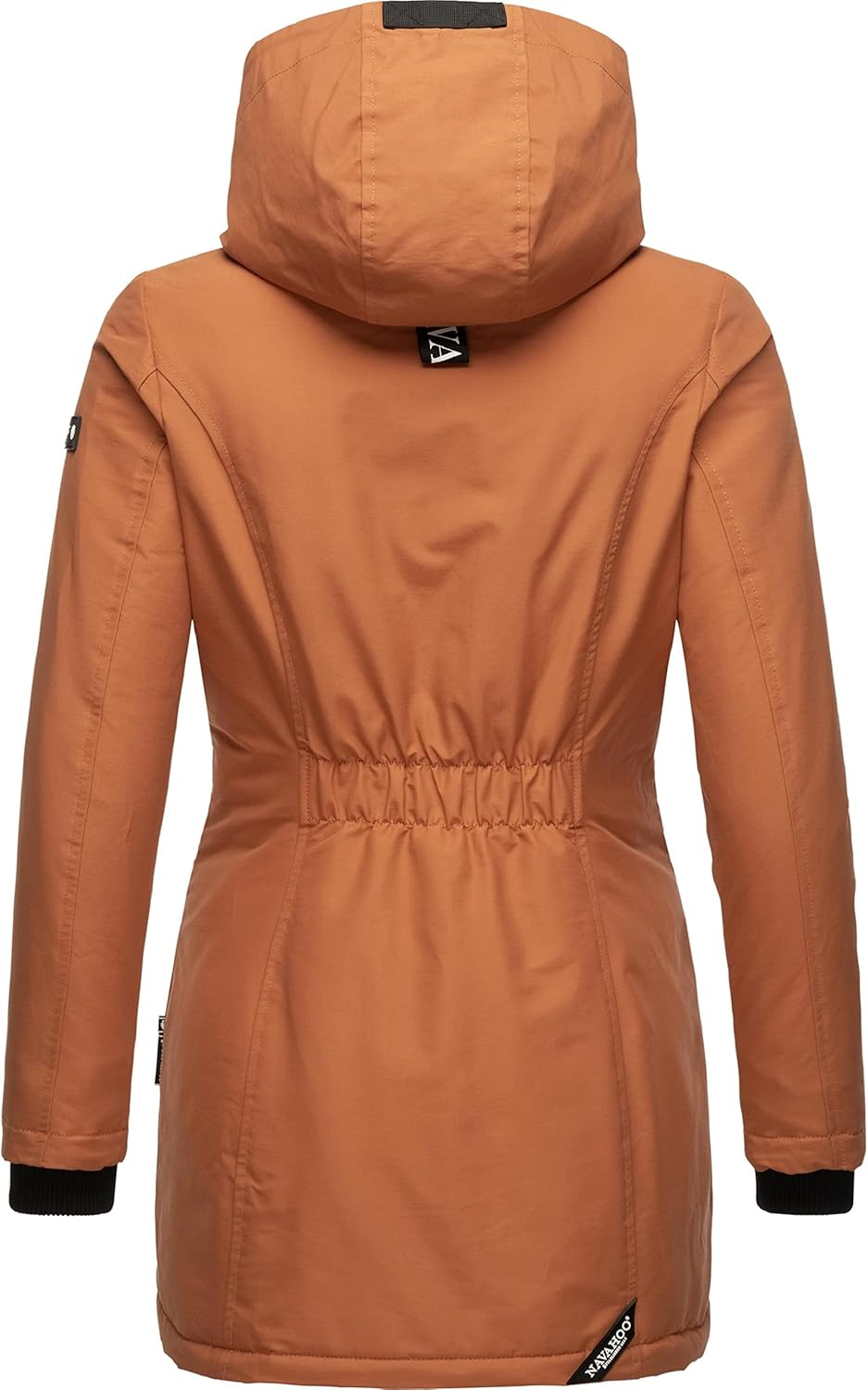 Navahoo Damen Warmer Winter Kurzmantel Blizzardstorm XS-3XL XS Rusty Cinnamon, XS Rusty Cinnamon