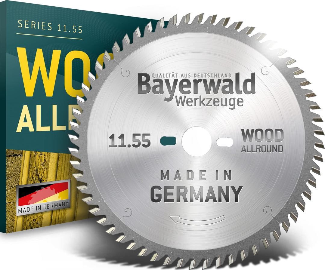 Bayerwald - HM Kreissägeblatt - Ø 300 x 3.2 x 30 | Z=48 UW | Serie 11.55 - Wechselzahn für Längs- &amp;