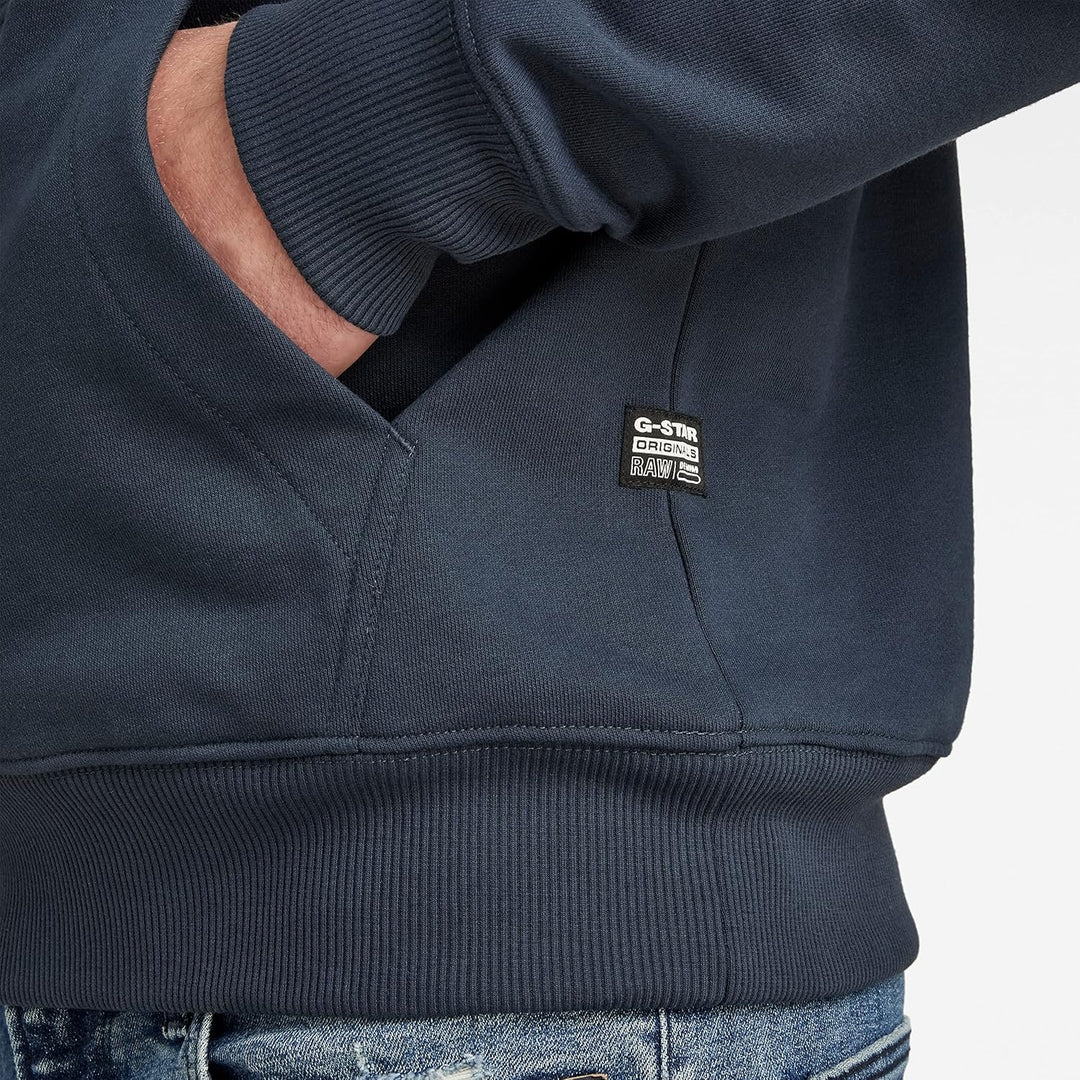 G-STAR RAW Herren Originals Hooded Sweatshirt Sweats, Blau (Dk Patriot Blue D21163-a613-7160)