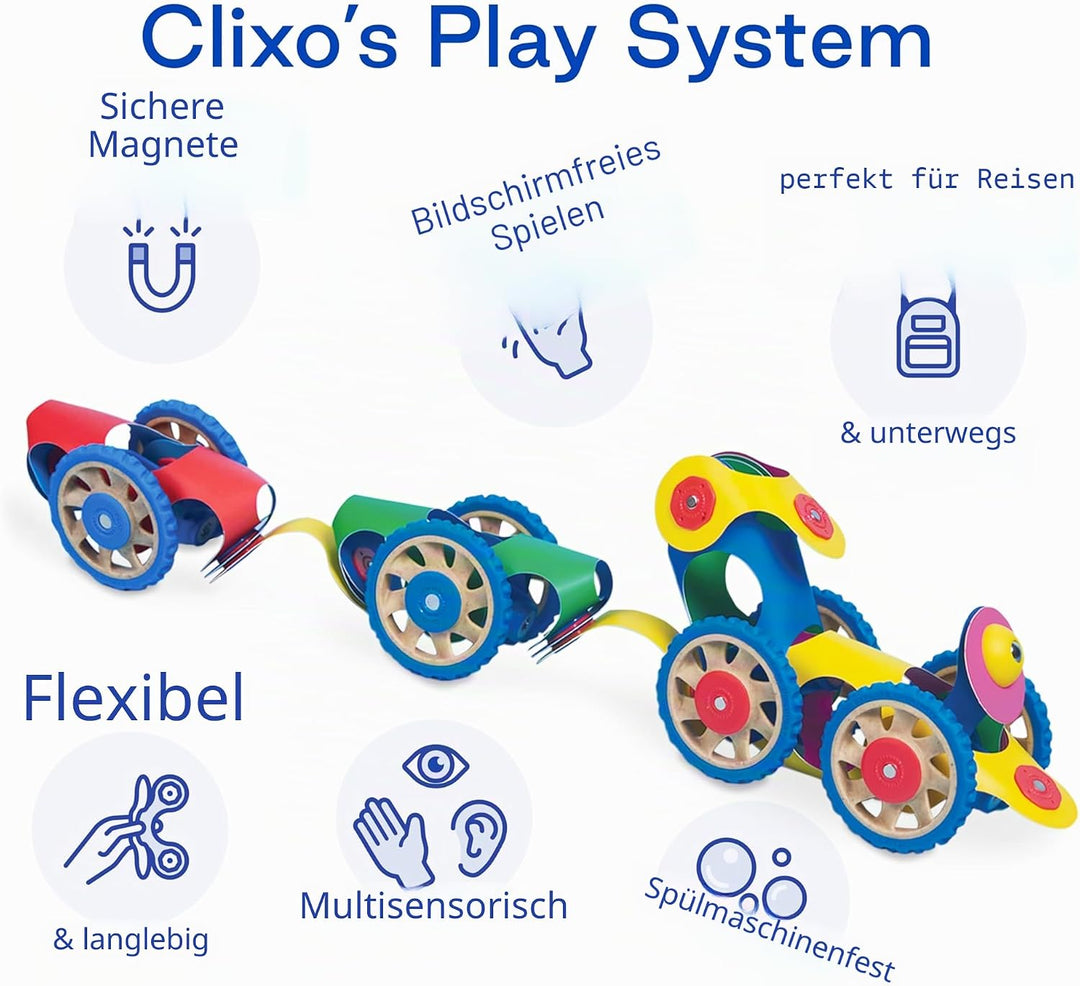 Clixo Wheel Creator 72 Piece Pack, 72 Piece Pack