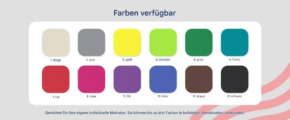 Sportmatte 180 x 60 x 6 cm | Weichbodenmatte klappbar, Gymnastikmatte tragbar, Yogamatte wasserabwei