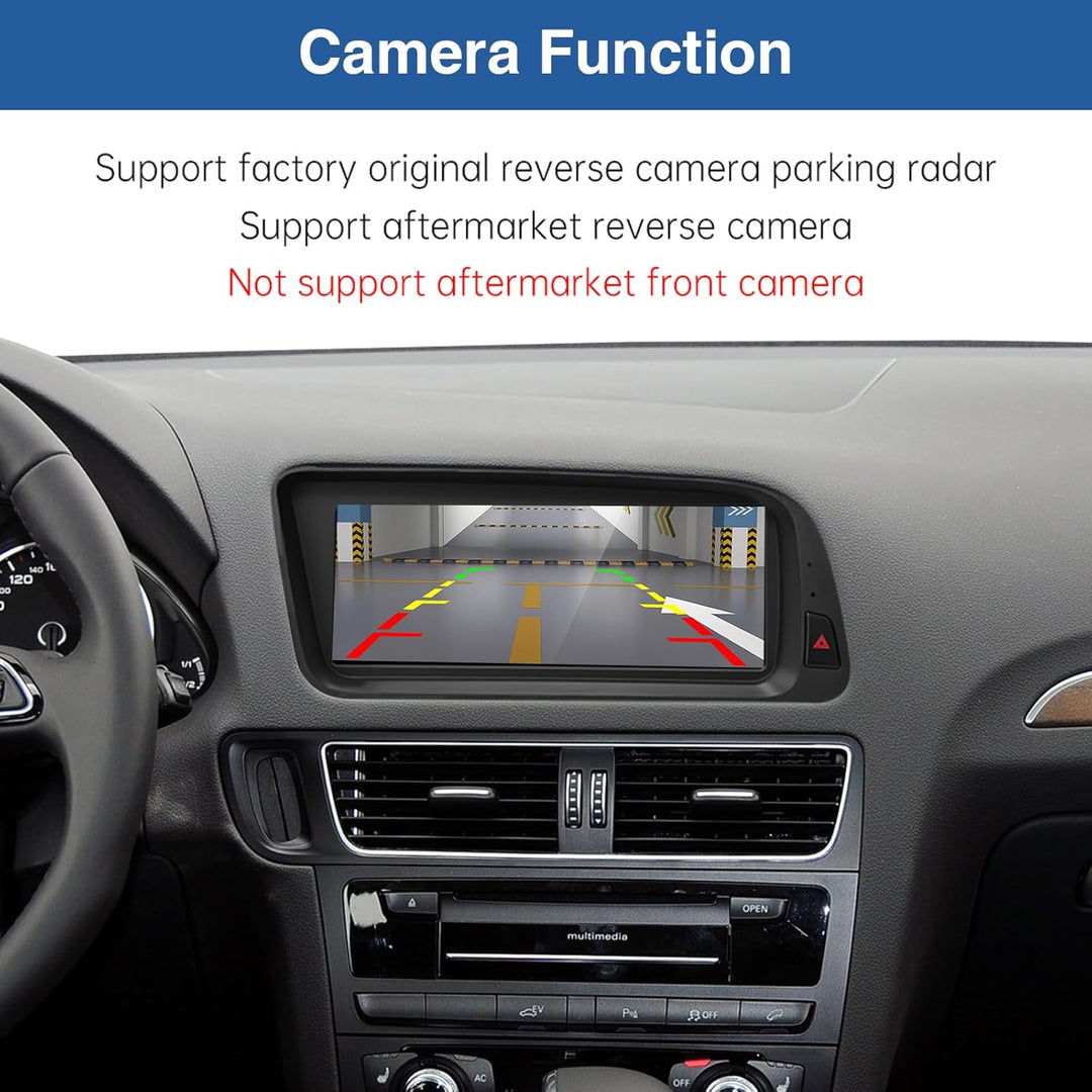 Road Top 8,9 Zoll Autoradio Drahtlos CarPlay Touchscreen für Audi Q5 2009-2017 Jahr mit 3GMMI, Autor