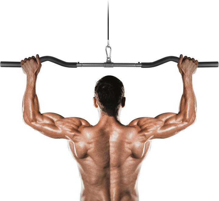 Lyndwin Latzugstange Bizeps Stange Klimmzugstangen Zugstange Muskelzugstange für Zuhause Bodybuildin