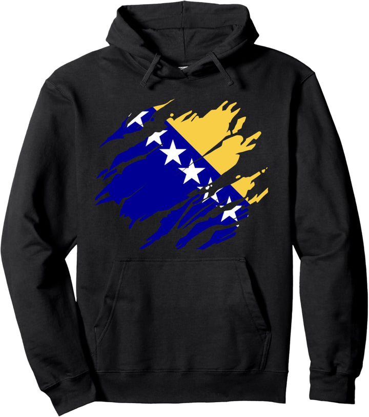 Flagge Bosnien bosnisches Pullover Hoodie