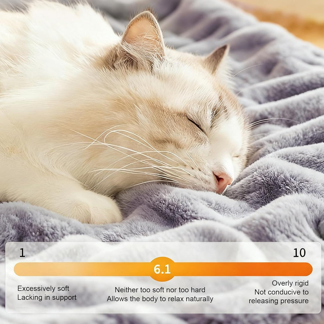 Selbstheizende Katzendecke Hundedecke, Selbstwärmende Haustierdecke ohne Strom Kabel, Flauschige Kus