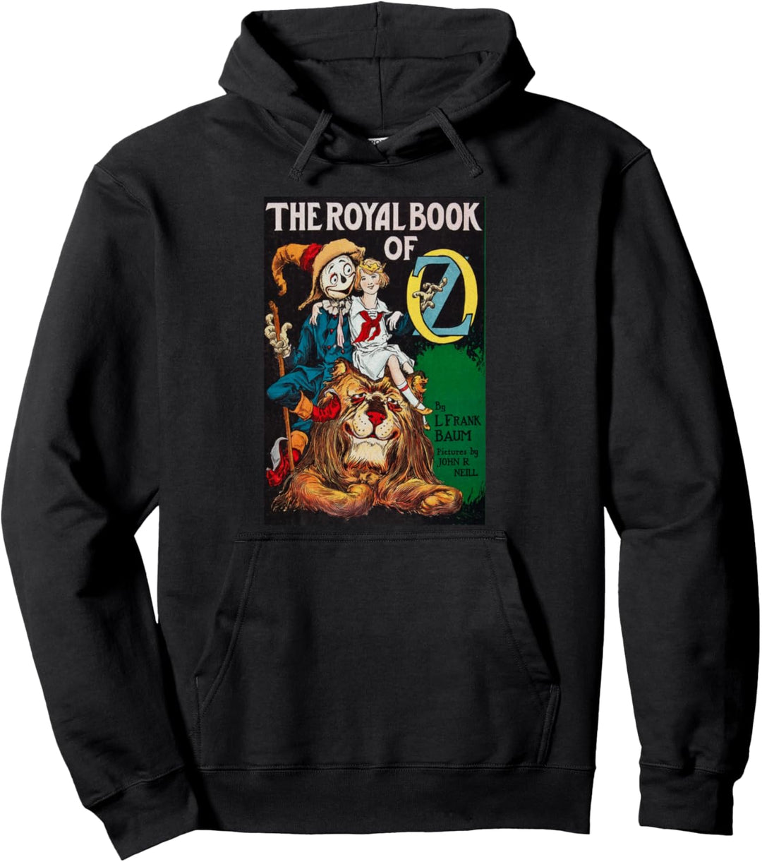 Royal Book Of OZ Retro Wizard Of OZ Dorothy Lion Scarecrow Pullover Hoodie
