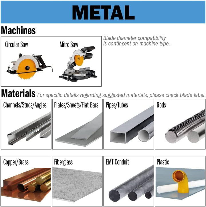 CMT Orange Tools 226.047.09 M – Kreissägeblatt für Metalle 216 x 2.2 x 30 Z 48 FWF 8 Grad