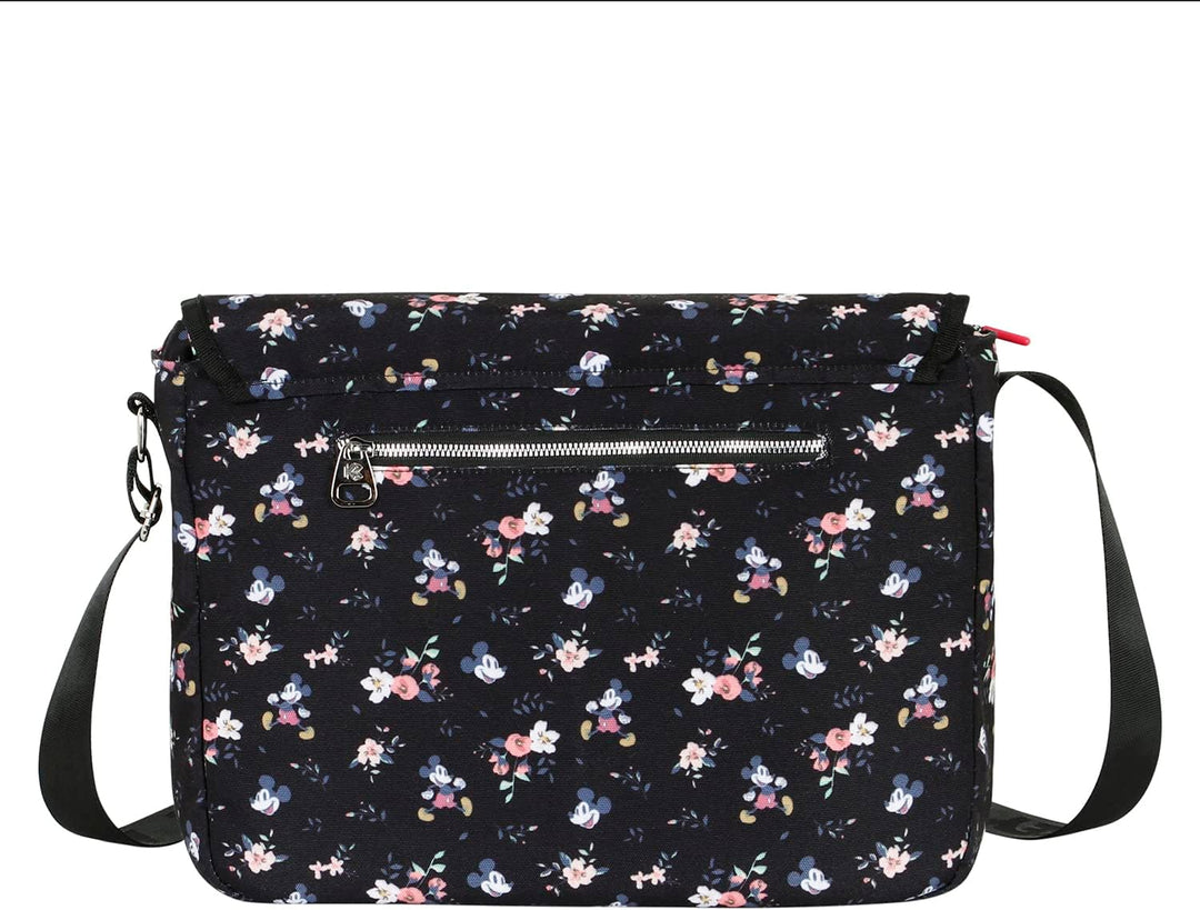 Micky Maus Nature-Grosse Satchel Schultertasche, Schwarz Grosse Satchel Schultertasche Nature, Gross