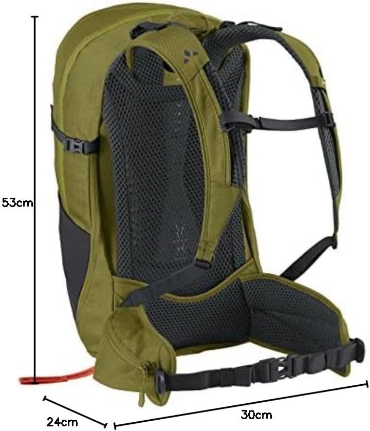 VAUDE Wanderrucksack Wizard 24+4, wasserabweisender Rucksack Damen & Herren, komfortabler Trekkingru
