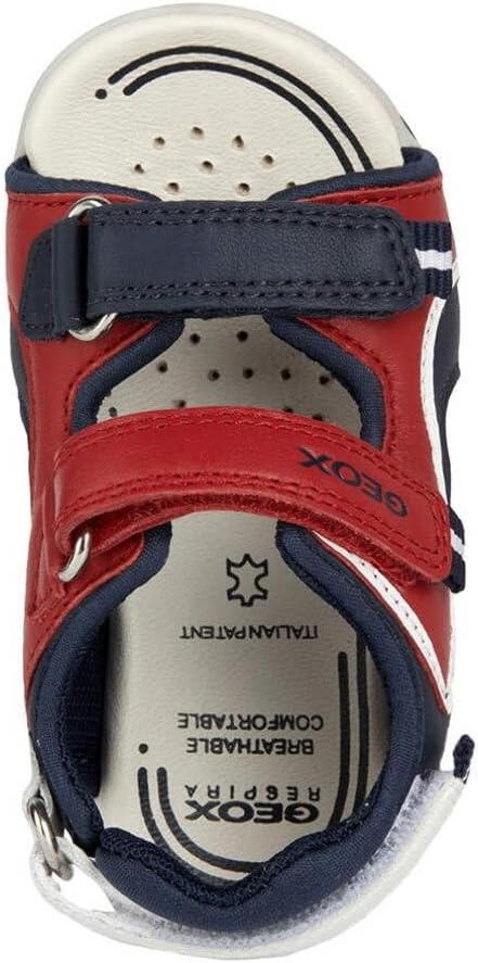 Geox Jungen B Flaffee Boy Sandal 21 EU Red Navy, 21 EU Red Navy