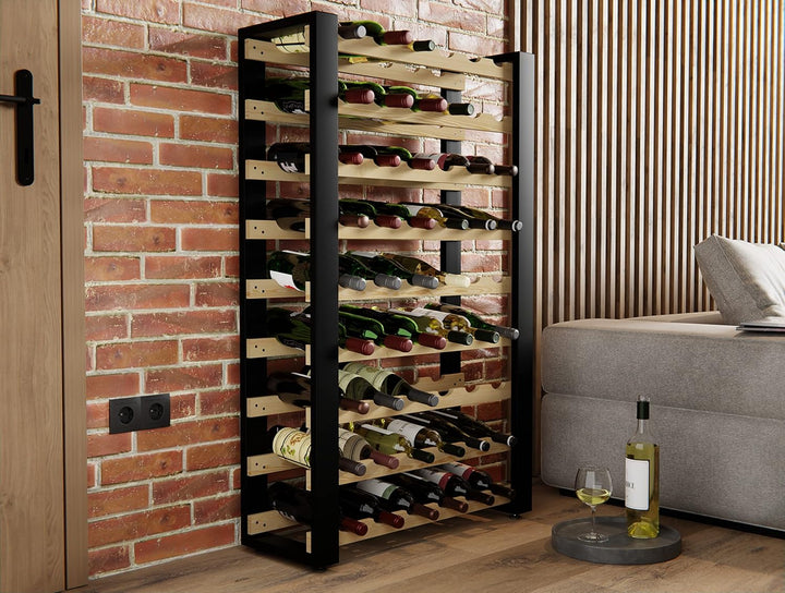 Lenmar Serie RW Weinregal aus Holz für Flaschen, LOFT, Flaschen, Wein, Flaschenregal, Kellerregal, R