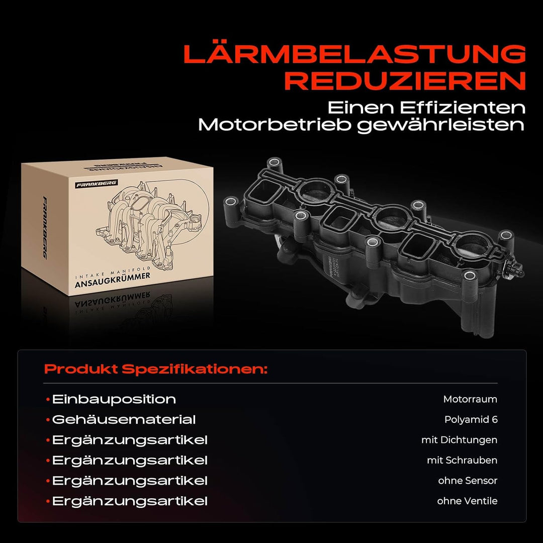 Ansaugkrümmer Mit Dichtring für A4 8K2 B8 A4 Avant 8K5 B8 A5 8T3 8TA 2.7L 3.0L 2007-2012 059129711BF