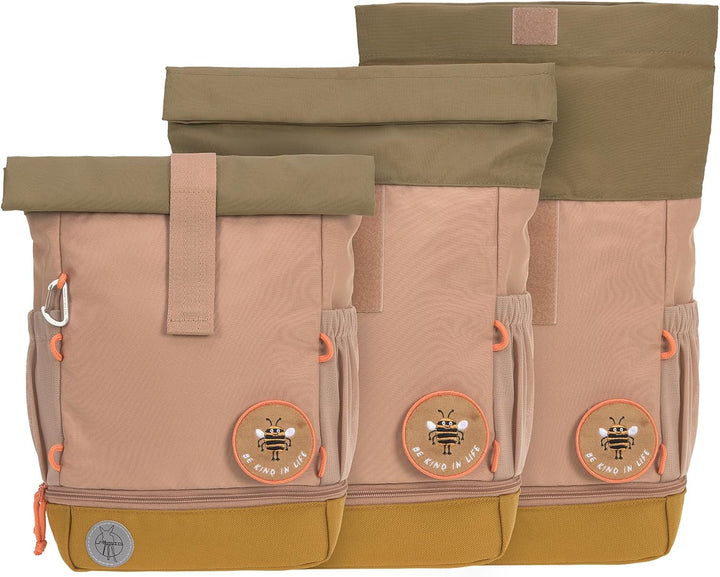 LÄSSIG Kindergartenrucksack Kinderrucksack Rolltop mit Brustgurt wasserabweisend, 11 Liter/Mini Roll