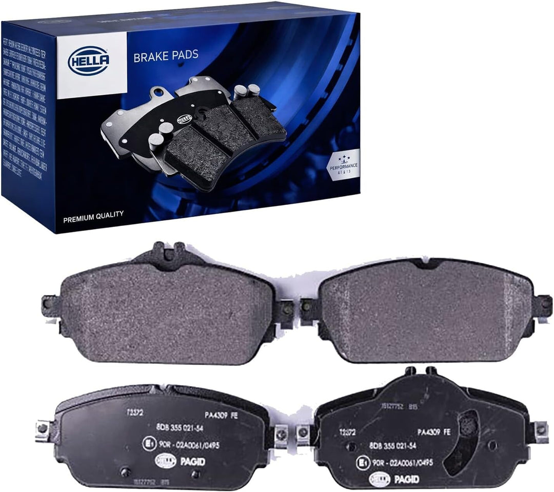 HELLA PAGID 8DB 355 021-541 Bremsbelagsatz - T2372 - Dicke/Stärke: 19.3mm - Bremssystem: TRW - für V