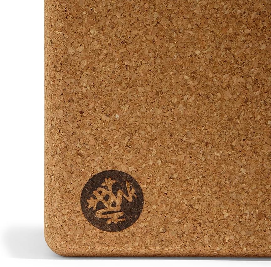 Manduka Unisex-Erwachsene Cork Yoga-Block 4" x 6" x 9", 4" x 6" x 9"