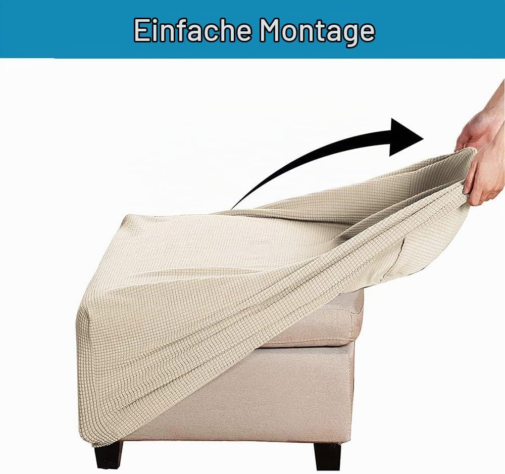 Hocker Bezug Quadratisch Pouf copertura Hocker Abdeckung Rechteckige Pouf Abdeckung Hockerbezug Otto