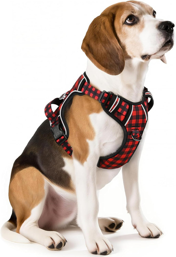 HEELE Hundegeschirr, No-Pull Hundegeschirr, Brustgeschirr für Mittelgrosse Hunde, Weich Atmungsaktiv