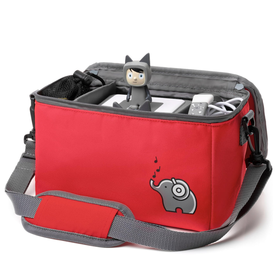 fantifant Musikbox Tasche für Toniebox [ + Netzbeutel für Tonie Aufbewahrung ] Flexible TRANSPORTTAS