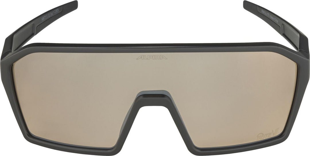 ALPINA RAM Q-LITE V - Verspiegelte, Kontrastverstärkende &amp; Beschlagfreie Sport- &amp; Fahrradbrille Mit