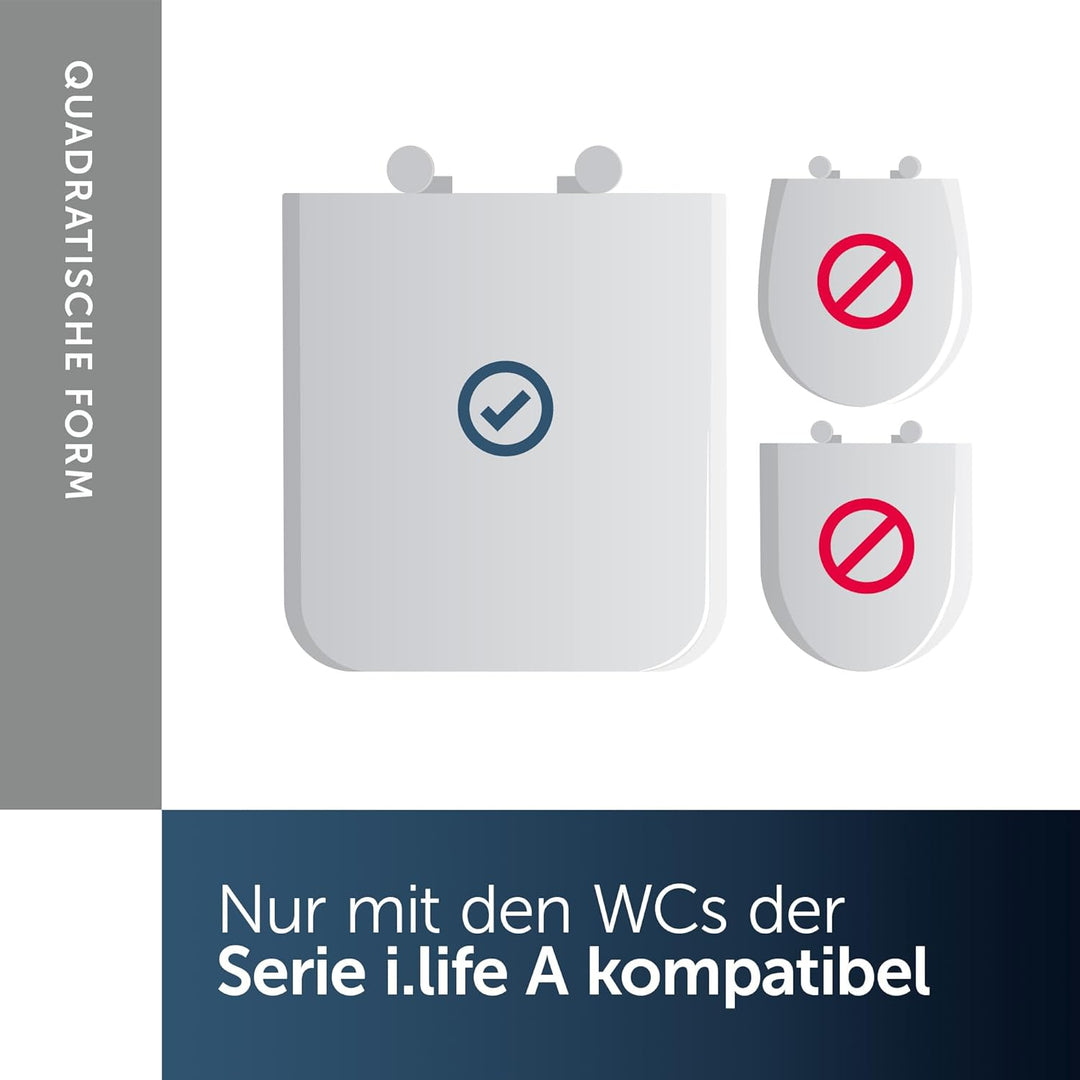 Ideal Standard T453001 Ideal Standard i.life A WC-Sitz ohne Softclosing ohne Softclosing, ohne Softc