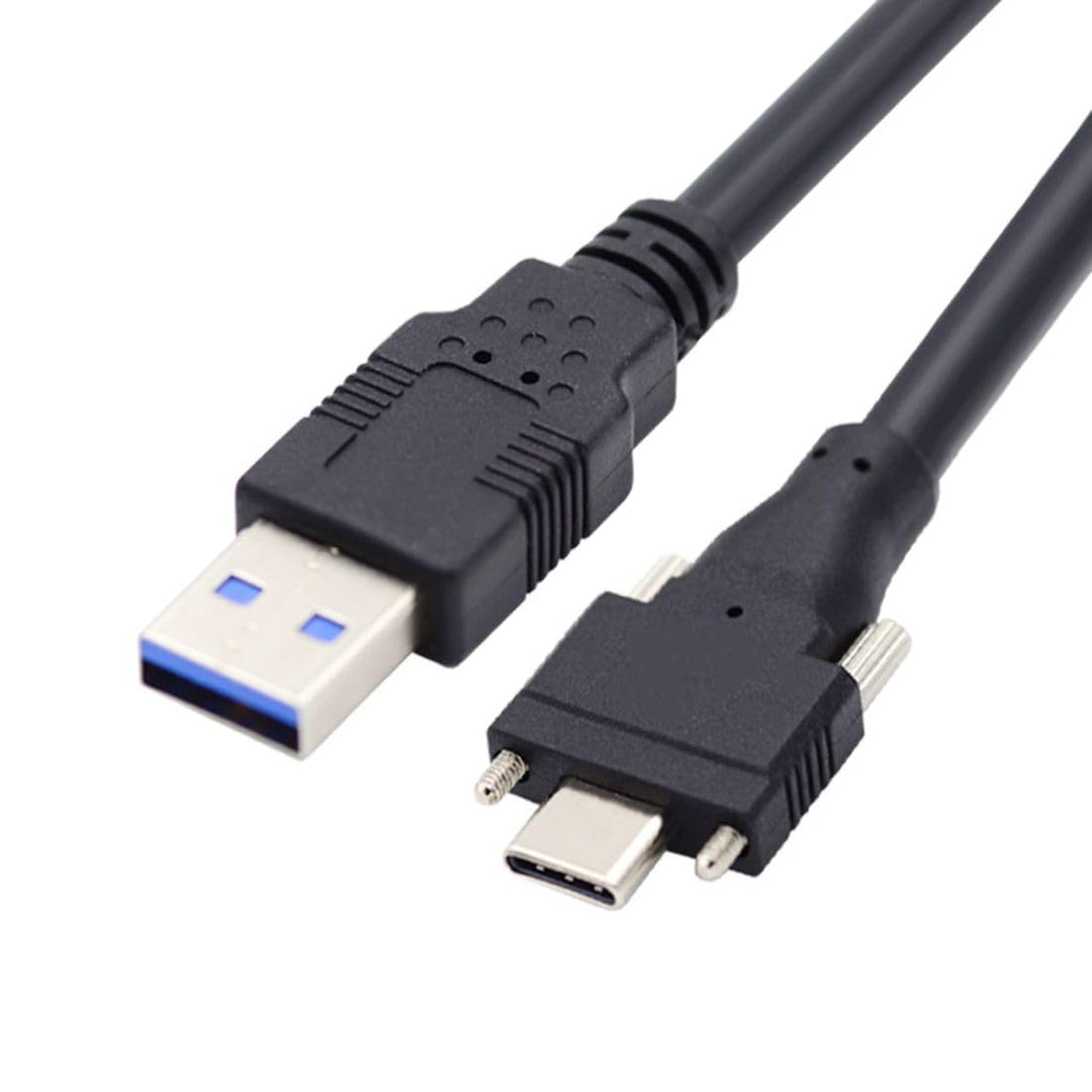 chenyang CY USB-Kabel für die Schalttafelmontage USB C-zu-USB-Datenkabel USB 3.1 Typ-C-Doppelschraub