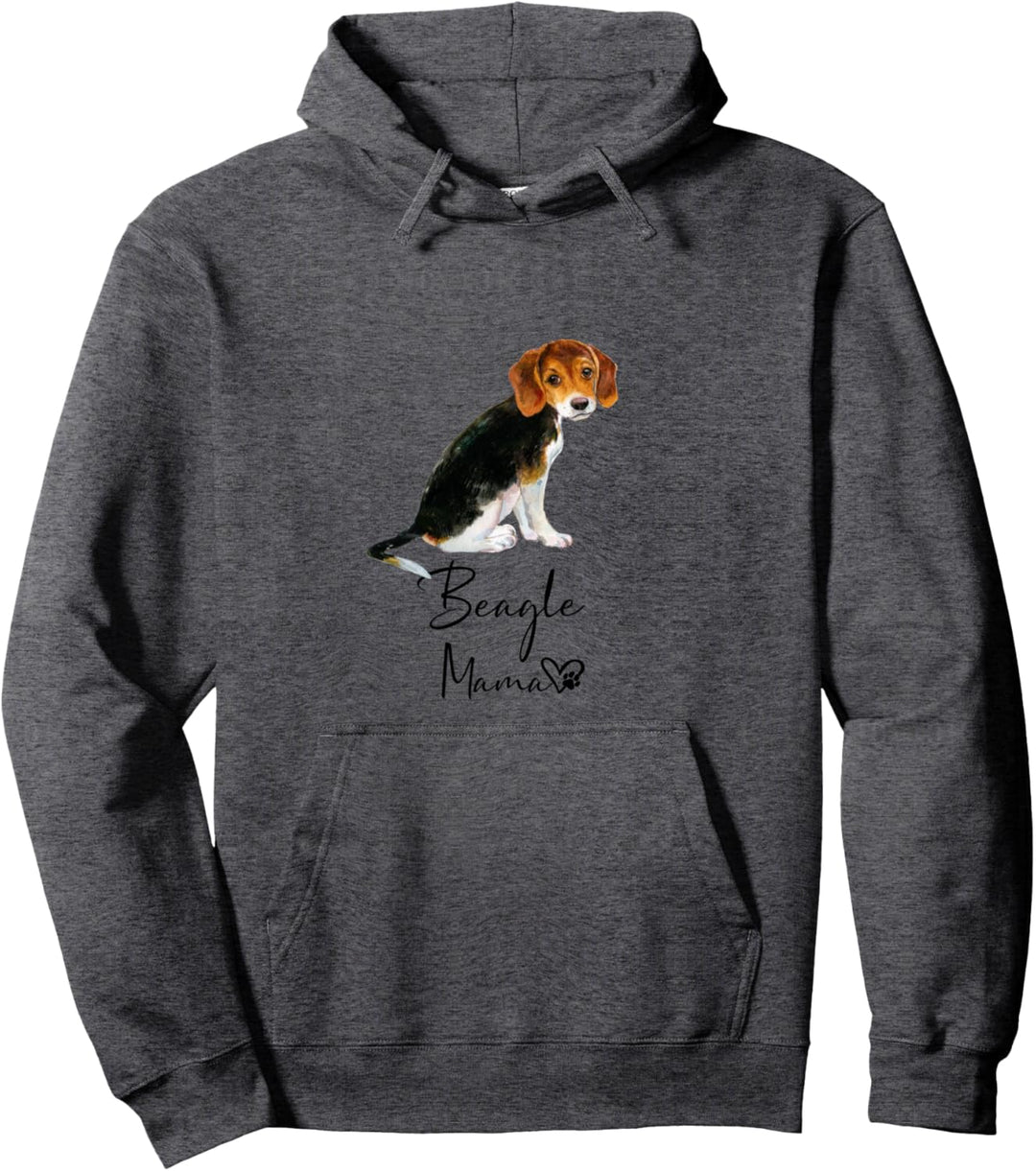Beagle Mama Hundemama Hund Frauchen Haustier Geschenk Pullover Hoodie