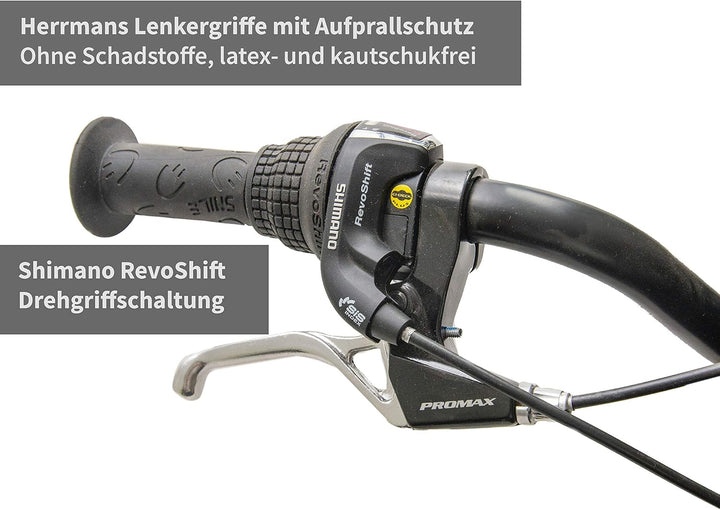 XB3 Kinderfahrrad 20 Zoll Mädchen mit Gangschaltung 6 Gänge StVZO Nabendynamo LED-Licht Standlicht V