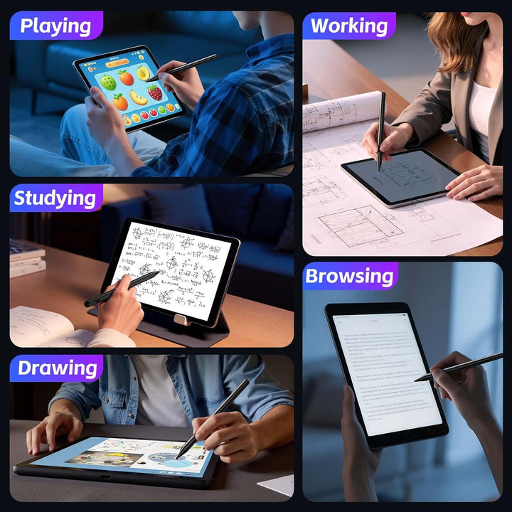 Kenkor Stylus Pen for Touch Screens, POM Feder Stift für Tablet, Type-C Touchscreen Stift Kompatibel