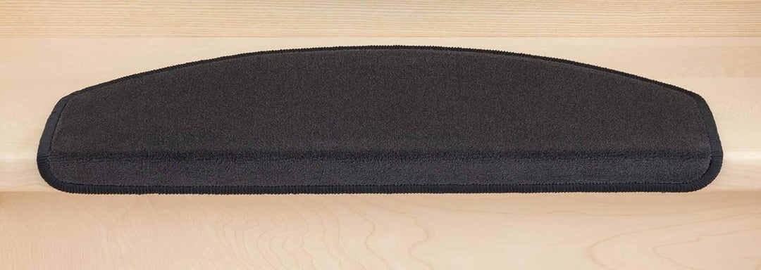 Kettelservice-Metzker Stufenmatten Vorwerk Uni Halbrund 65x24x4cm Sparset Anthrazit 15 Stück, Anthra