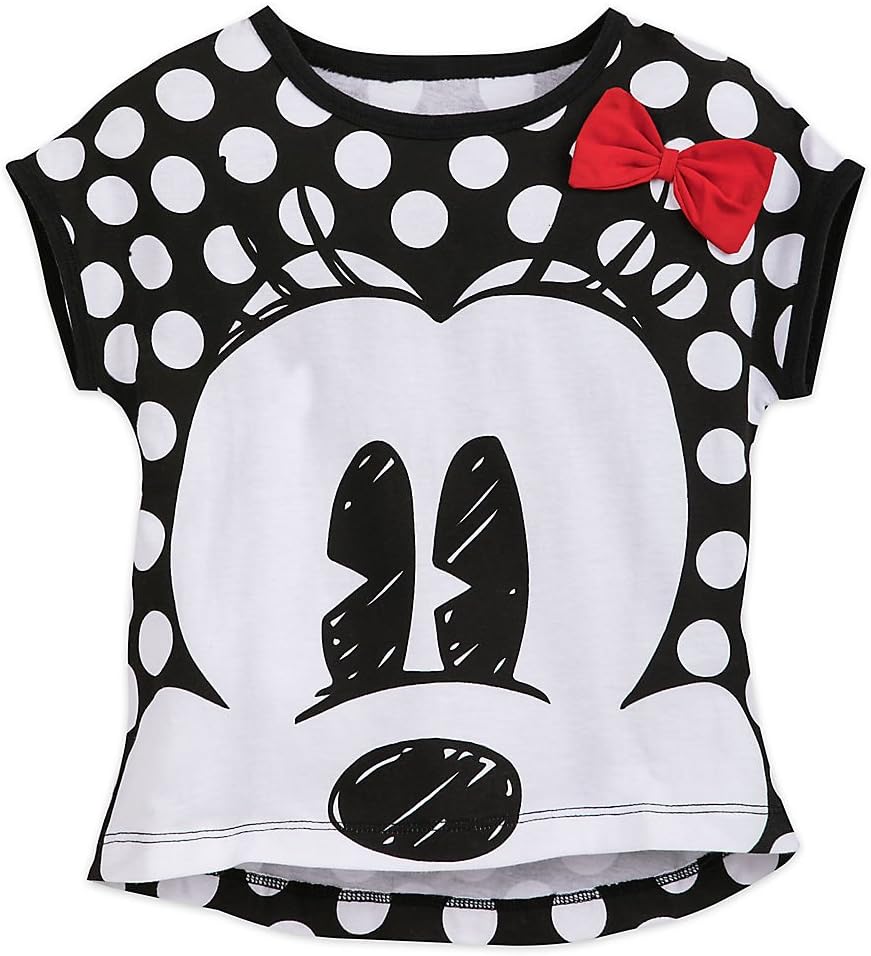 Disney Minnie Mouse Fashion Top for Girls Size 4 Black