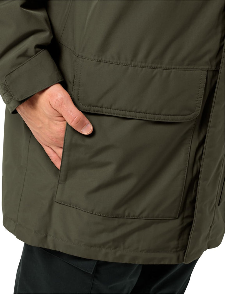 Jack Wolfskin Herren Winterlager Parka M Parka XL island moss, XL island moss