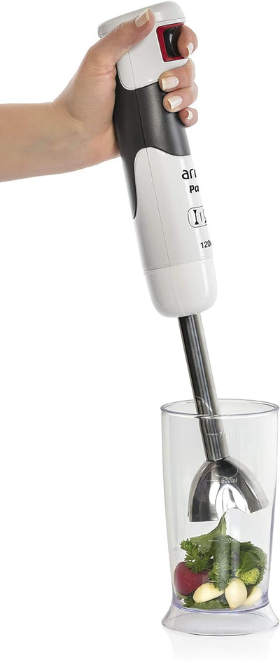 arnica Panna Set Stabmixer Set Handmixer Blender Pürierstab Schneebesen Zerkleinerer 1200W