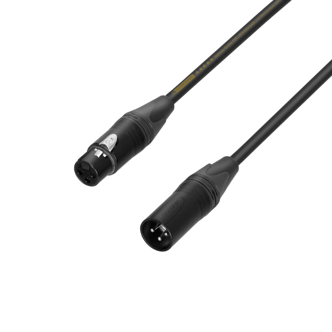 Adam Hall Cables 5 STAR DMF 1000 - AES/EBU Kabel Neutrik 110 Ohms Digital Audio XLR male auf XLR fem