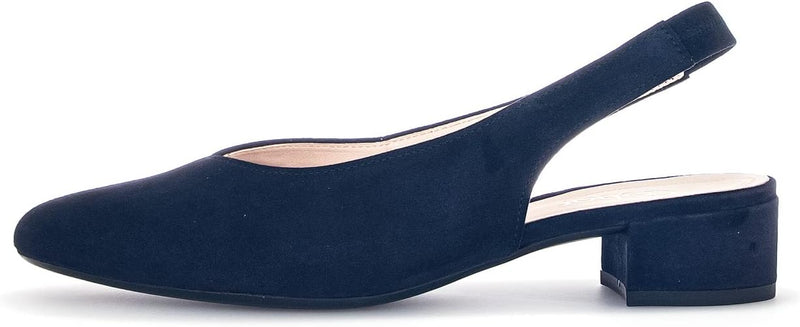 Gabor Damen Slingpumps, Frauen Absatzschuhe 37 EU Blau Atlantik, 37 EU Blau Atlantik