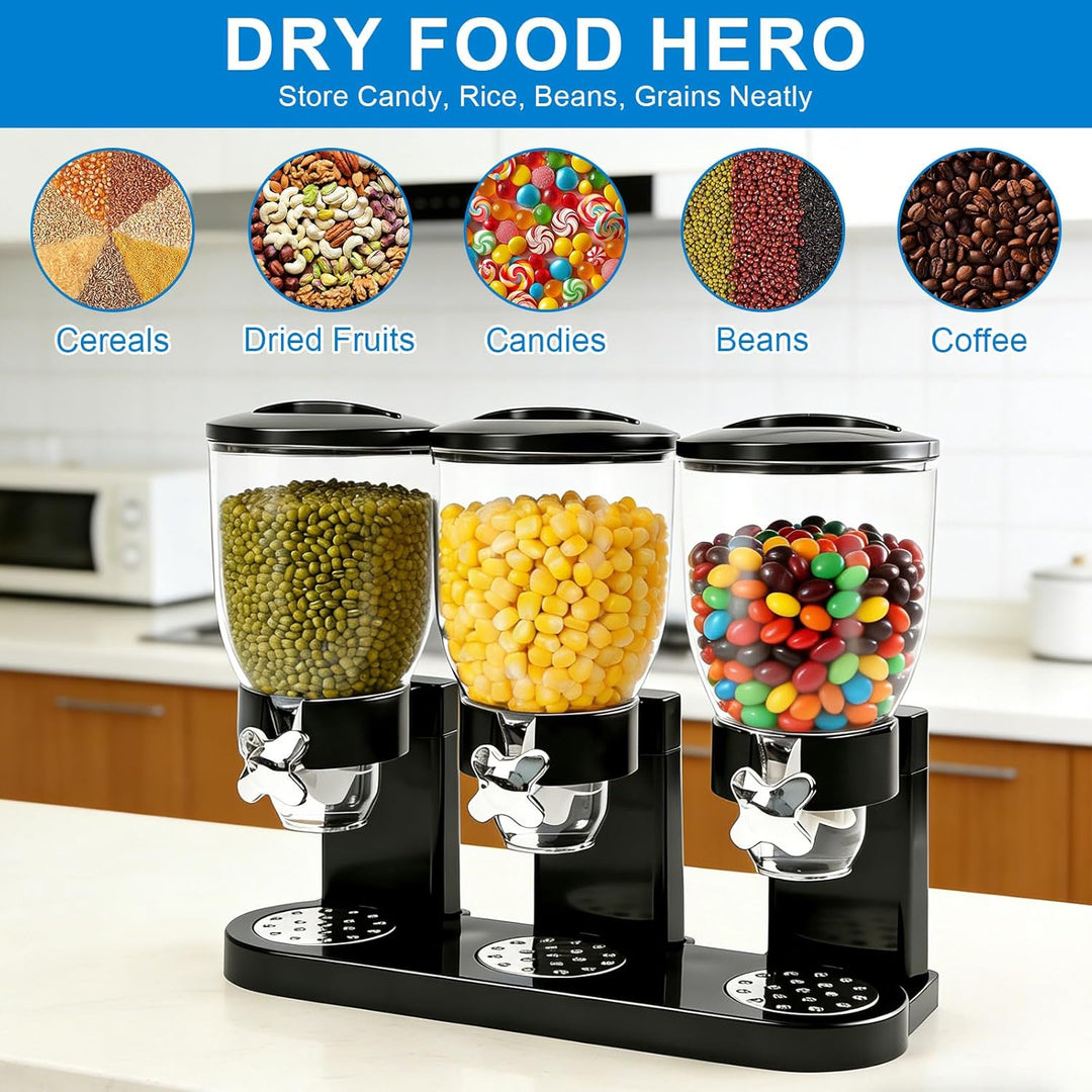 Cereal Dispenser Countertop 2L, Luftdichter Müslispender für die Organisation des Küchenvorratsraums