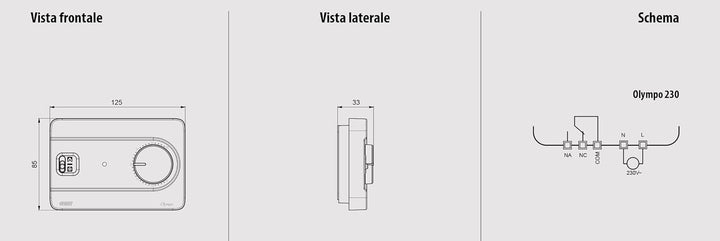 Vemer Spa ve757500 Thermostat, Weiss Bianco, Bianco