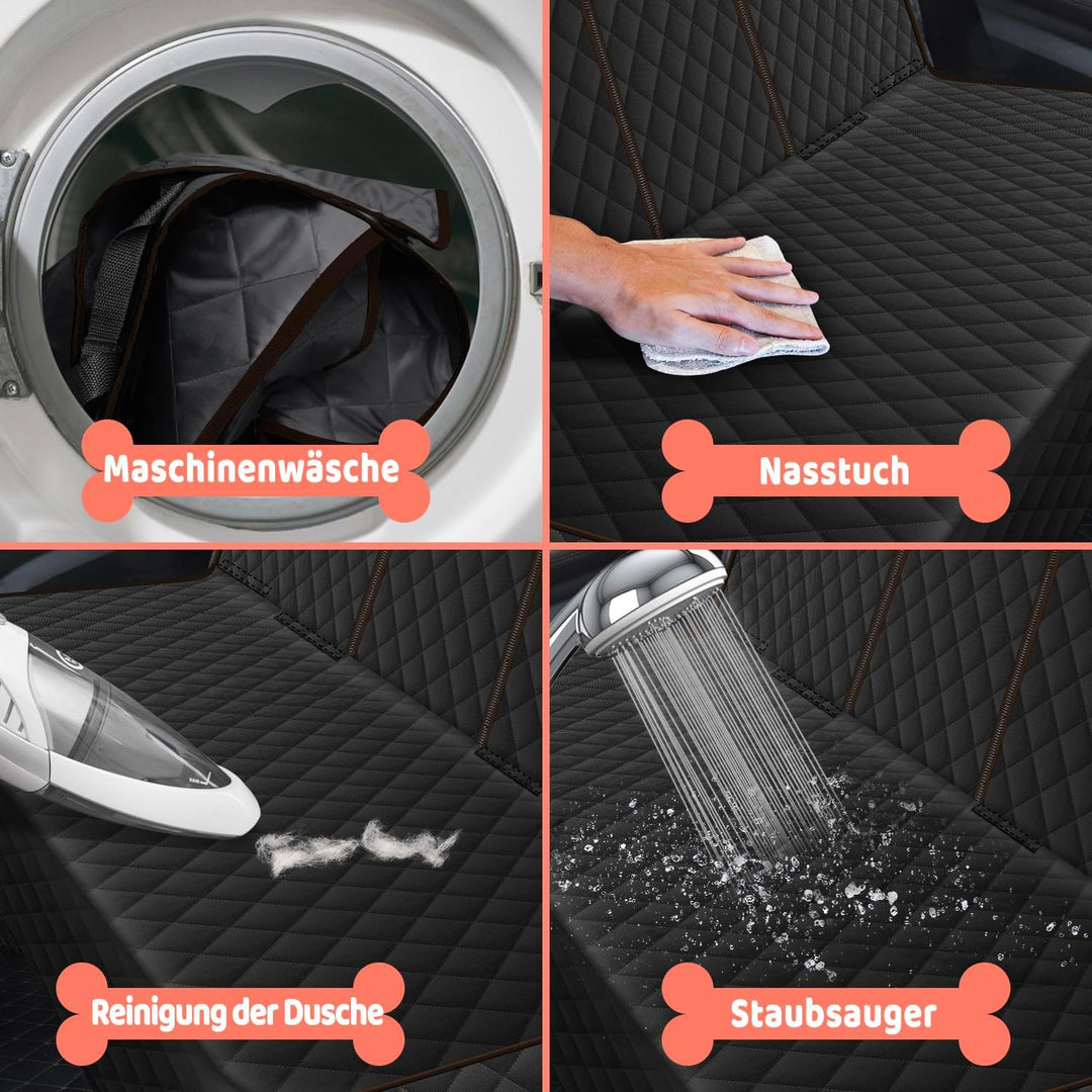 Lydonberg Hundedecke Auto Rückbank, Wasserdichter Anti-Rutsch Haustier Auto Sitz Protektor mit Armle