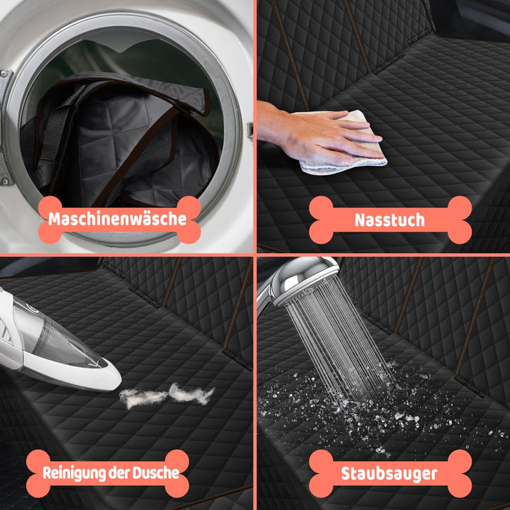 Lydonberg Hundedecke Auto Rückbank, Wasserdichter Anti-Rutsch Haustier Auto Sitz Protektor mit Armle