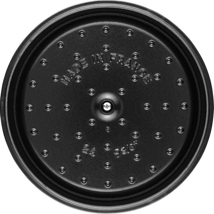 STAUB Cocotte, Gusseisen Bräter, Alle Herdarten inkl Induktion, Rund, 26 cm, 5,0 L, Zitronen-Gelb 26