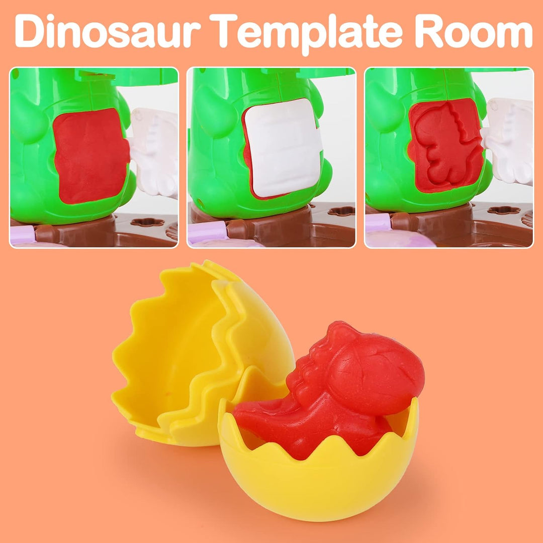 Herefun Play Doh Knete Zubehör Set, Knetwerkzeug für Kinder mit 5 Modelliermasse, Kinderknete mit Zu