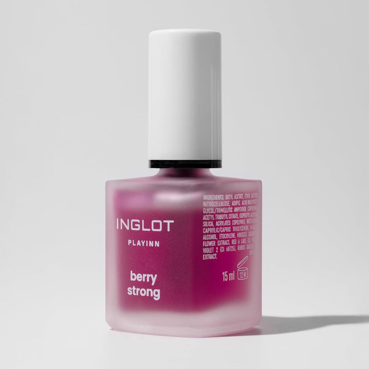 INGLOT PLAYINN Berry Strong Nail Conditioner - Nagelpflege | Stärkt, spendet Feuchtigkeit und regene