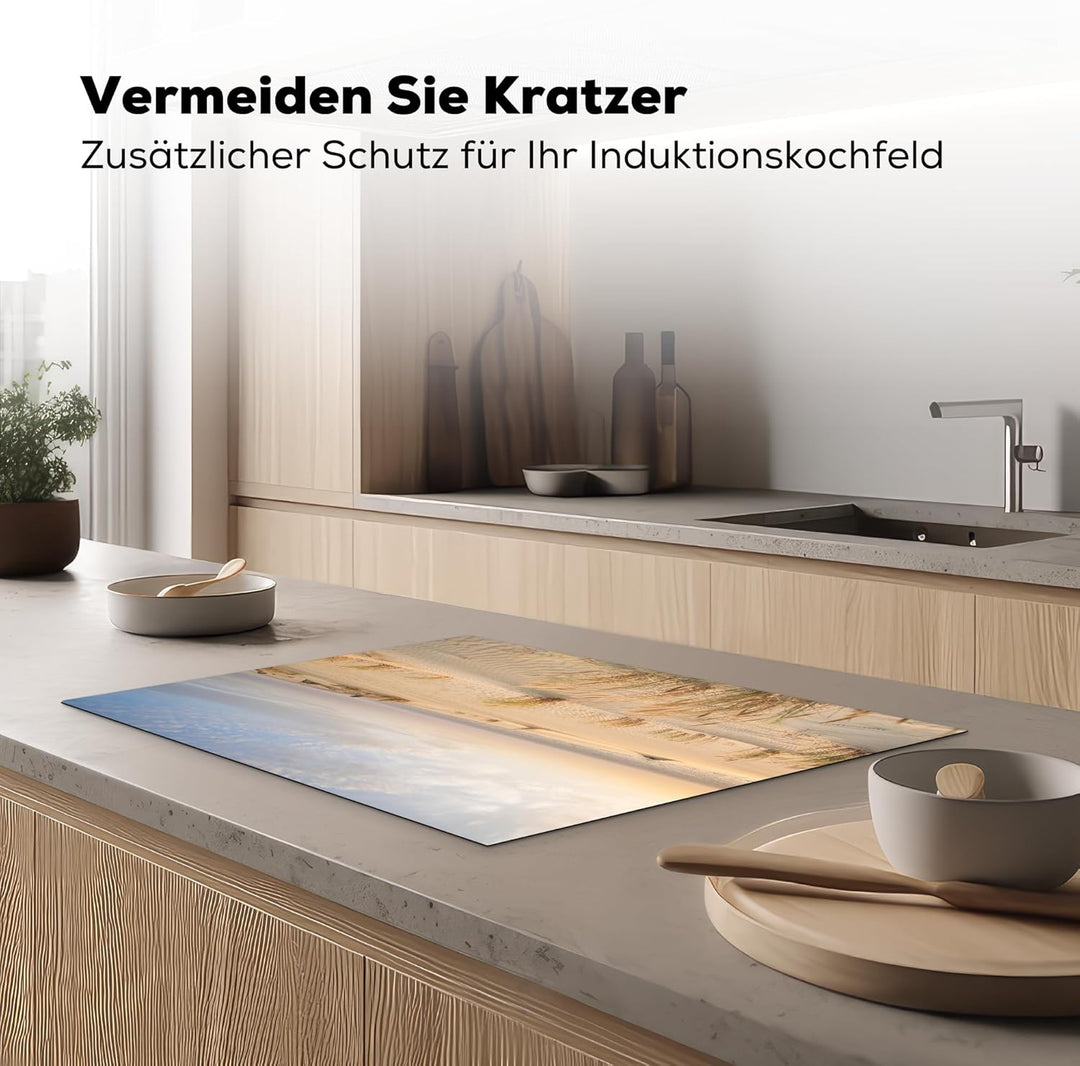 KitchenYeah© Herdabdeckplatte Einteilig Induktionsmatte Küche Abdeckung Ceranfeld Herd Abdeckplatte