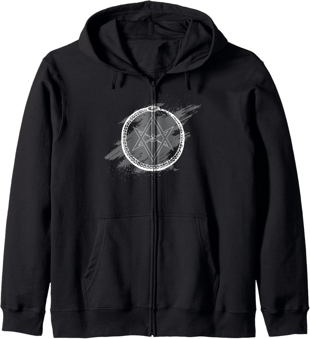 Hexagramm Stern Okkultes magisches Symbol heidnischen Sechs Kapuzenjacke