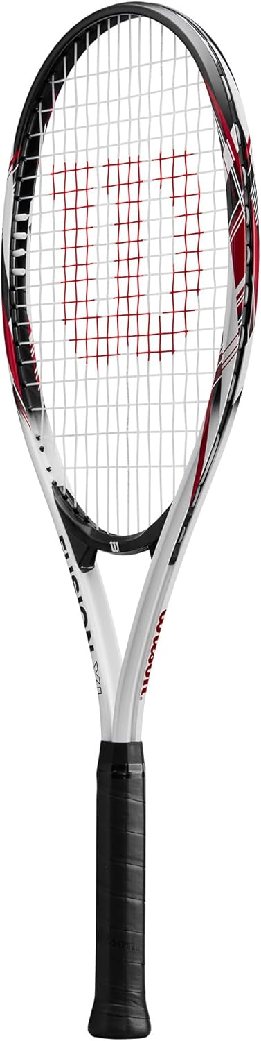 Wilson Tennisschläger Fusion XL, Aluminium, Grifflastige Balance, 291 g, 69,9 cm Länge Griffstärke 3