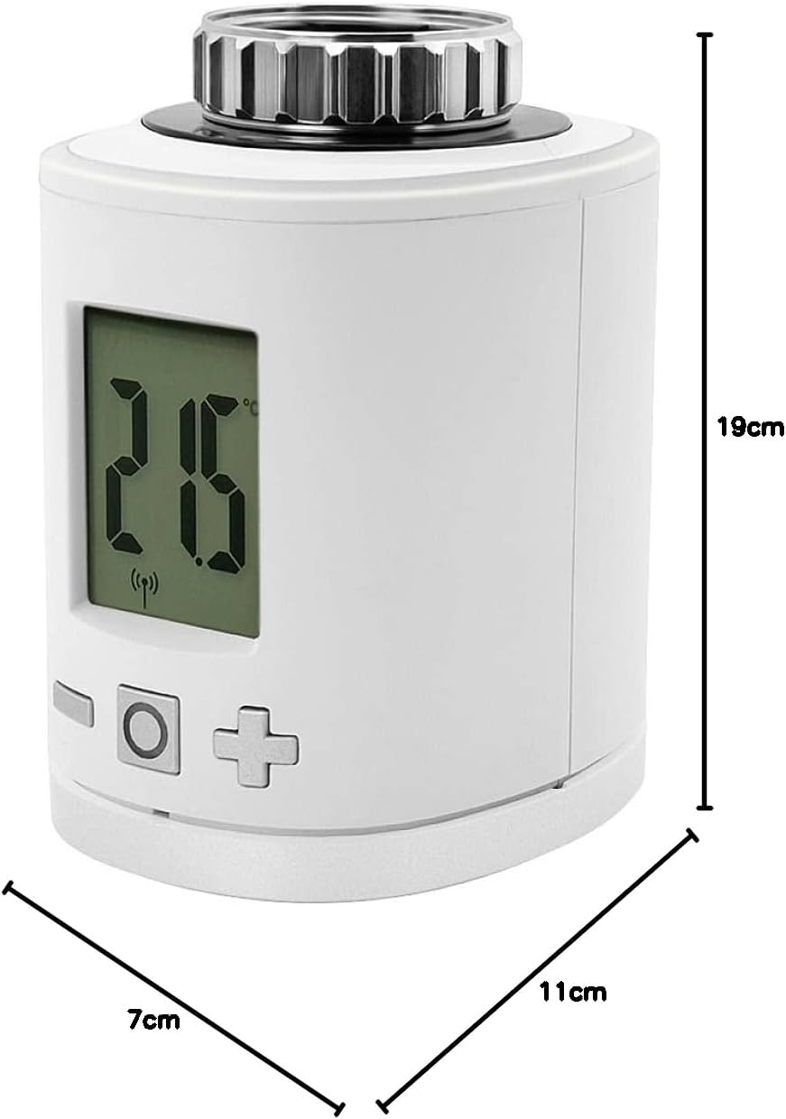 Rademacher DuoFern Heizkörperstellantrieb (2. Generation) 9433-1, Funk-Heizkörperthermostat, Smart H