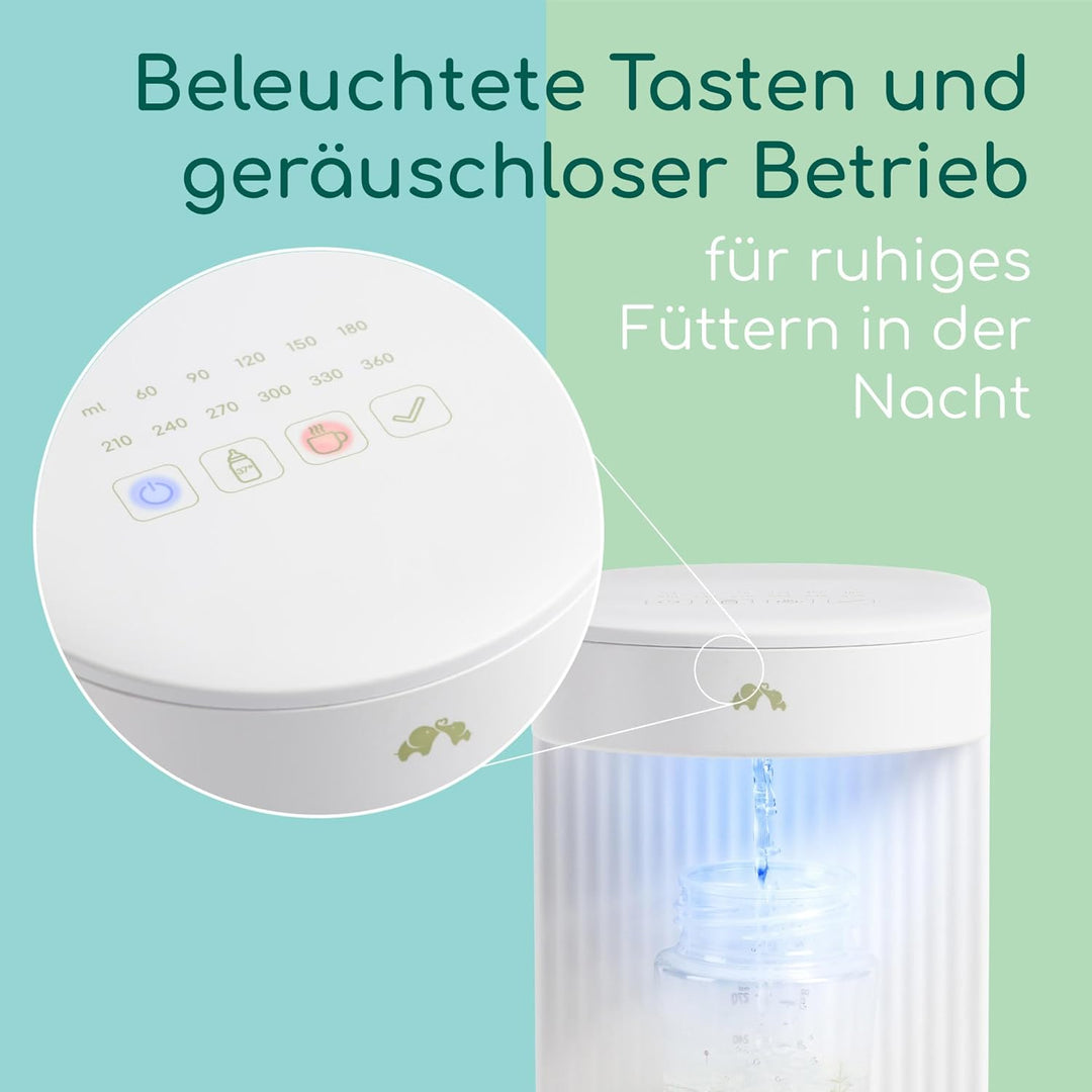 Bebeconfort Instant-Flaschenzubereiter Baby, Genaue Temperatur in Sekunden, Der Leise, Schnelle Baby