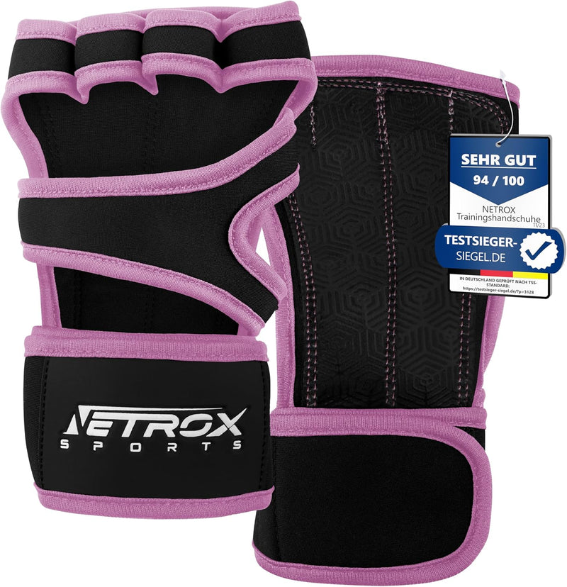 NetroxSports® – Trainingshandschuhe mit Handgelenkstütze für Bodybuilding, Gewichtheben, Krafttraini