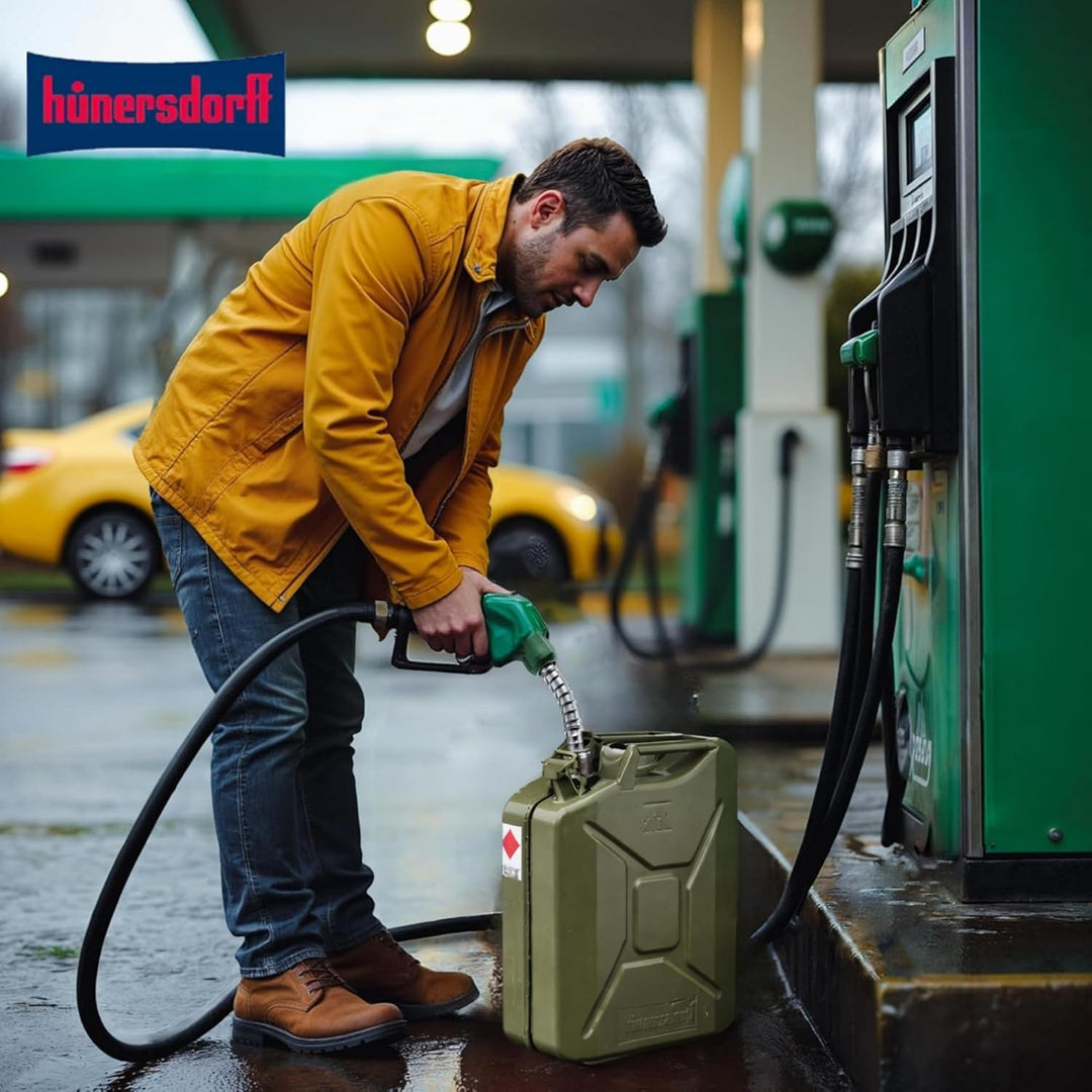 Metall-Kraftstoff-Kanister CLASSIC 20l, mit UN-Zulassung für Benzin, Diesel und andere Gefahrgüter,
